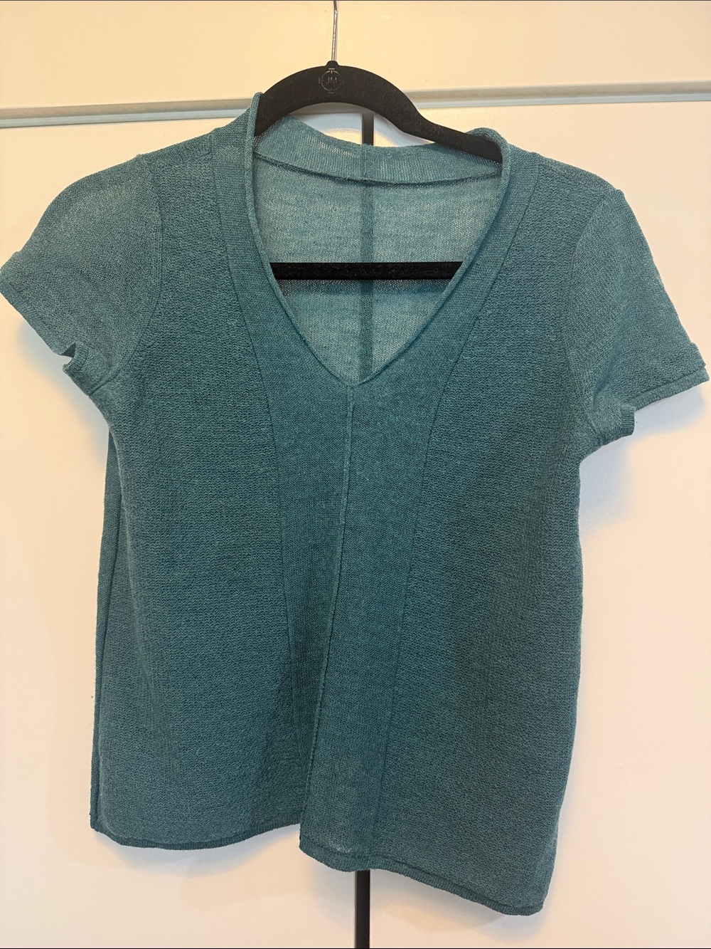 Teal V-Neck Sweater